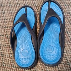 Croc flip flops